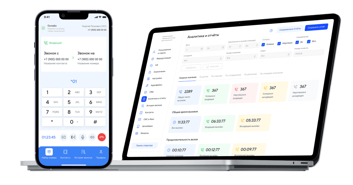 Облачная виртуальная АТС (VoIP) для бизнеса